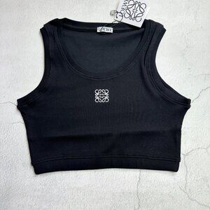 Loewe women's black shorts vest